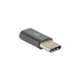 Akyga AK-AD-46 Adaptador Micro-USB-B (fêmea) para USB-C (macho), preto