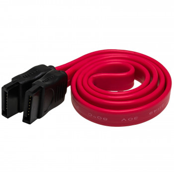 Akyga AK-CA-27 Cabo de dados SATA III, 6 Gbit/s, 0,5 m, vermelho