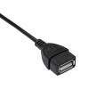 Akyga AK-AD-09 Cabo adaptador OTG Micro USB-B (macho) para USB-A (fêmea), 15 cm, preto