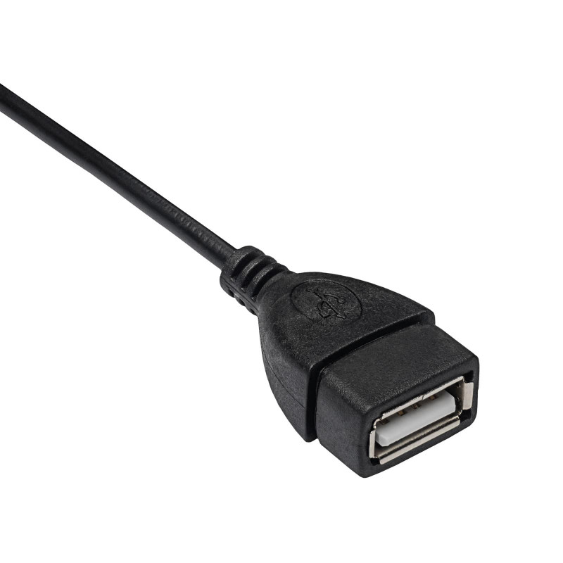 Akyga AK-AD-09 Cabo adaptador OTG Micro USB-B (macho) para USB-A (fêmea), 15 cm, preto