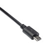 Akyga AK-AD-09 Cabo adaptador OTG Micro USB-B (macho) para USB-A (fêmea), 15 cm, preto