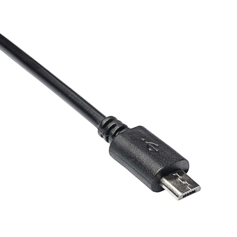 Akyga AK-AD-09 Cabo adaptador OTG Micro USB-B (macho) para USB-A (fêmea), 15 cm, preto