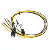 Akyga AK-SC-20 Cabo de serviço para fonte de alimentação de PC PCIe 6+2 pinos macho, 45 cm