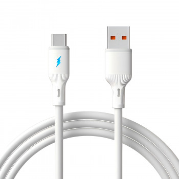 Akyga AK-USB-60 Cabo USB-A (M) para USB-C (M), USB 2.0, 1,8 m, silicone