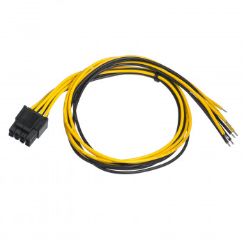 Cabo de serviço Akyga AK-SC-22 para fonte de alimentação de PC, ficha EPS 8 pinos (4+4), 45 cm