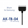 Fonte de alimentação universal Akyga AK-TB-04 5,0V / 2,0A 10W Samsung 30 pinos 1,5m