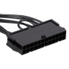 Cabo adaptador de alimentação Akyga AK-CA-76 ATX 24 pinos (20+4) para placa-mãe Lenovo 10 pinos, 10 cm