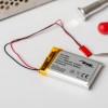 Bateria Li-Po Akyga AKY0472 LP301525 3,7 V 85 mAh com PCM, ficha JST 2,54 mm 2 pinos, cabo de 150 mm
