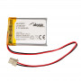 Bateria Li-Po Akyga AKY0822 LP293441 3,7 V 400 mAh com PCM, ficha 2 pinos, cabo de 150 mm