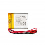 Bateria Li-Po Akyga AKY0386 LP403035 3,7 V 400 mAh com PCM, ficha JST 2,54 mm 2 pinos, cabo de 150 mm