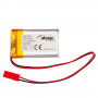 Bateria Li-Po Akyga AKY0823 LP542439 3,7 V 500 mAh com PCM, ficha JST 2,54 mm 2 pinos, cabo de 150 mm