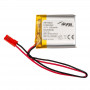 Bateria Li-Po Akyga AKY0622 LP883440 3,7 V 1200 mAh com PCM, ficha JST 2,54 mm 2 pinos, cabo de 150 mm