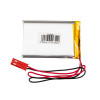 Bateria Li-Po Akyga AKY0638 LP603450 3,7 V 1200 mAh com PCM, ficha JST 2,54 mm 2 pinos, cabo de 100 mm