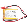 Bateria Li-Po Akyga AKY0659 LP783442 3,7 V 1150 mAh com PCM, ficha JST 2,54 mm 2 pinos, cabo de 150 mm
