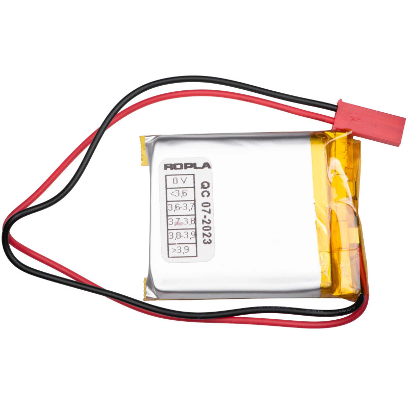 Bateria Li-Po Akyga AKY0659 LP783442 3,7 V 1150 mAh com PCM, ficha JST 2,54 mm 2 pinos, cabo de 150 mm