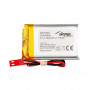 Akyga AKY0383 LP443450 bateria Li-Po 3,7 V 750 mAh com PCM, ficha JST 2,54 mm 2 pinos, cabo de 150 mm