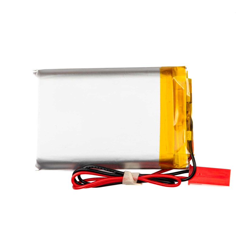 Akyga AKY0383 LP443450 bateria Li-Po 3,7 V 750 mAh com PCM, ficha JST 2,54 mm 2 pinos, cabo de 150 mm