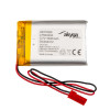 Akyga AKY0099 LP903450 bateria Li-Po 3,7 V 1600 mAh com PCM, ficha JST 2,54 mm 2 pinos, cabo de 150 mm