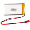 Akyga AKY0393 LP903759 bateria Li-Po 3,7 V 2200 mAh com PCM, ficha JST 2,54 mm 2 pinos, cabo de 150 mm
