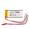 Akyga AKY0623 LP103058 bateria Li-Po 3,7 V 1700 mAh com PCM, ficha JST 2,54 mm 2 pinos, cabo de 150 mm