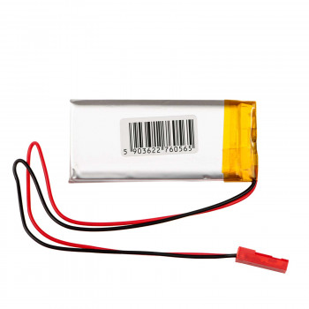 Akyga AKY0623 LP103058 bateria Li-Po 3,7 V 1700 mAh com PCM, ficha JST 2,54 mm 2 pinos, cabo de 150 mm