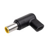 Akyga AK-ND-C12 adaptador de carregamento USB-C para DC 7,9 x 5,5 mm + pino para portáteis, 18,5-20 V, 100 W
