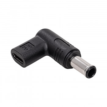 Akyga AK-ND-C14 adaptador de carregamento USB-C para DC 6,5 x 4,4 mm + pino para portáteis, 18,5-20 V, 100 W
