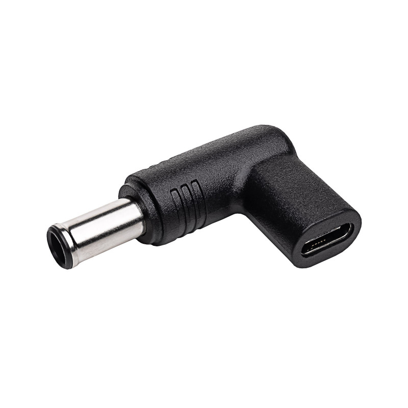 Akyga AK-ND-C14 adaptador de carregamento USB-C para DC 6,5 x 4,4 mm + pino para portáteis, 18,5-20 V, 100 W