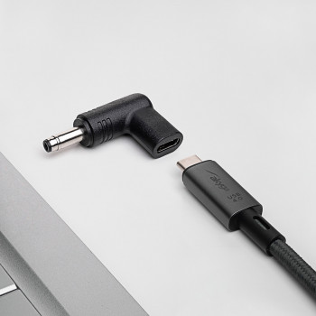 Akyga AK-ND-C17 adaptador de carregamento USB-C para DC 4,8 x 1,7 mm para portáteis, 18,5-20 V, 100 W