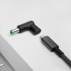 Akyga AK-ND-C18 adaptador de carregamento USB-C para DC 6,3 x 3,0 mm para portáteis, 15-16 V, 100 W