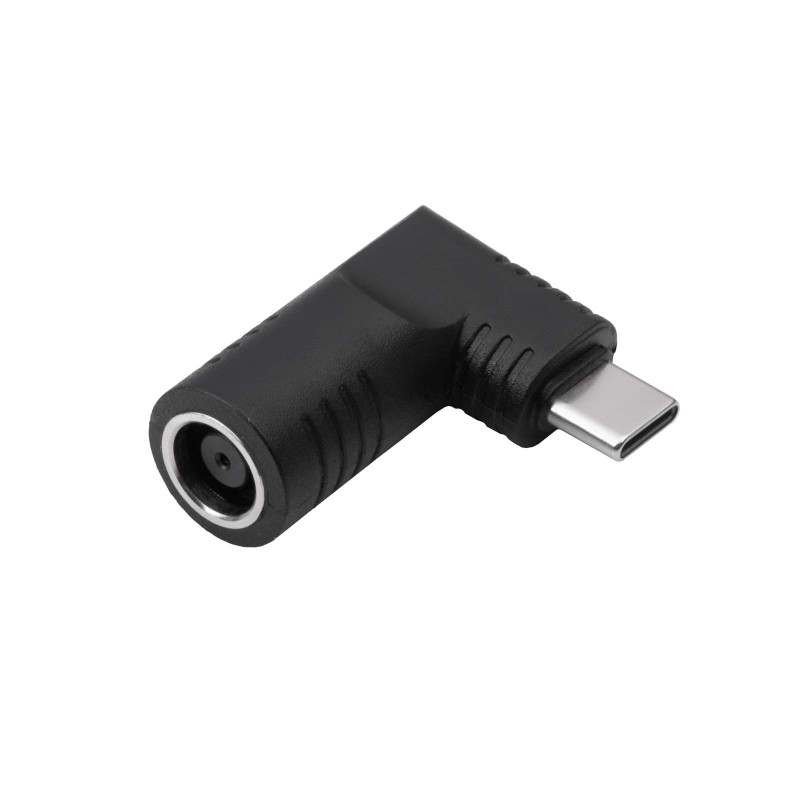 Akyga AK-ND-D01 adaptador DC 7,9 x 5,5 mm + pino para USB-C PD para fontes de alimentação de portáteis, 65 W