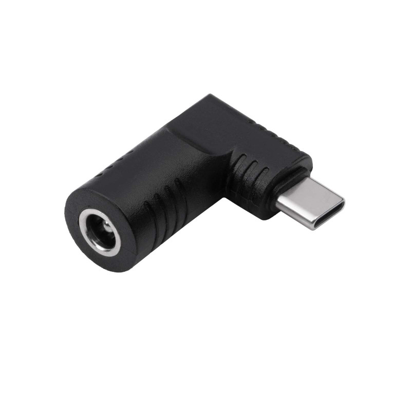Akyga AK-ND-D06 adaptador DC 5,5 x 2,5 mm para USB-C PD para fontes de alimentação de portáteis, 65 W