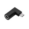 Akyga AK-ND-D07 adaptador DC 5,5 x 2,1 mm para USB-C PD para fontes de alimentação de portáteis, 65 W, para HP