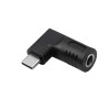 Akyga AK-ND-D08 adaptador DC 5,5 x 1,7 mm para USB-C PD para fontes de alimentação de portáteis, 65 W, para Dell
