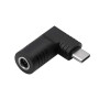 Akyga AK-ND-D08 adaptador DC 5,5 x 1,7 mm para USB-C PD para fontes de alimentação de portáteis, 65 W, para Dell