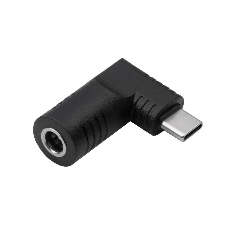 Akyga AK-ND-D08 adaptador DC 5,5 x 1,7 mm para USB-C PD para fontes de alimentação de portáteis, 65 W, para Dell