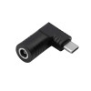 Akyga AK-ND-D09 adaptador DC 5,5 x 3,0 mm + pino para USB-C PD para fontes de alimentação de portáteis, 65 W, para HP
