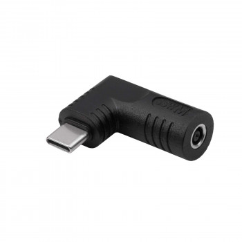 Akyga AK-ND-D13 adaptador DC 4,5 x 3,0 mm + pino para USB-C PD para fontes de alimentação de portáteis, 65 W