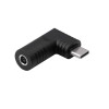 Akyga AK-ND-D13 adaptador DC 4,5 x 3,0 mm + pino para USB-C PD para fontes de alimentação de portáteis, 65 W