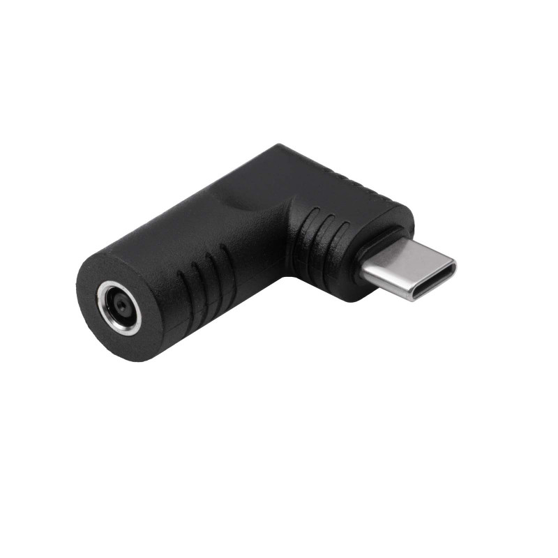 Akyga AK-ND-D13 adaptador DC 4,5 x 3,0 mm + pino para USB-C PD para fontes de alimentação de portáteis, 65 W