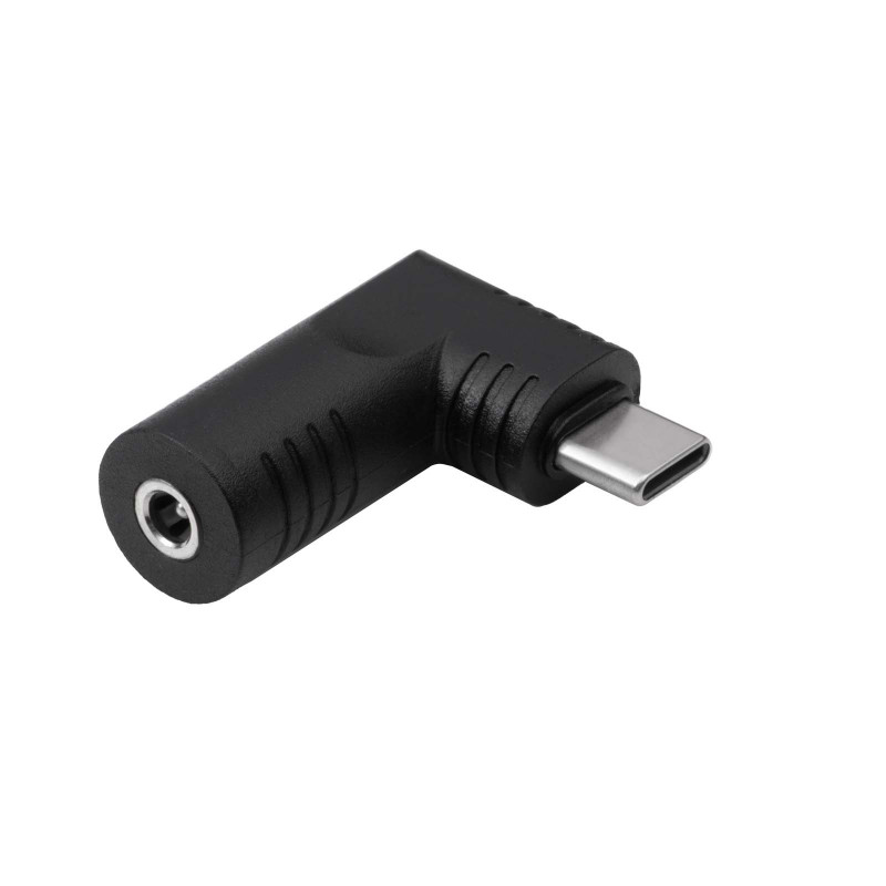 Akyga AK-ND-D14 adaptador DC 3,5 x 1,35 mm para USB-C PD para fontes de alimentação de portáteis, 65 W