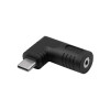 Akyga AK-ND-D15 adaptador DC 2,5 x 0,7 mm para USB-C PD para fontes de alimentação de portáteis, 65 W
