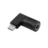 Akyga AK-ND-D16 adaptador DC 6,0 x 4,4 mm + pino para USB-C PD para fontes de alimentação de portáteis, 65 W