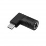 Akyga AK-ND-D16 adaptador DC 6,0 x 4,4 mm + pino para USB-C PD para fontes de alimentação de portáteis, 65 W