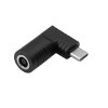 Akyga AK-ND-D16 adaptador DC 6,0 x 4,4 mm + pino para USB-C PD para fontes de alimentação de portáteis, 65 W