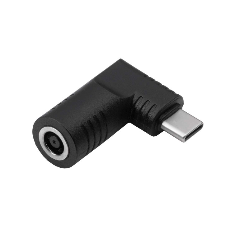 Akyga AK-ND-D16 adaptador DC 6,0 x 4,4 mm + pino para USB-C PD para fontes de alimentação de portáteis, 65 W