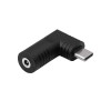 Akyga AK-ND-D17 adaptador DC 3,0 x 1,0 mm para USB-C PD para fontes de alimentação de portáteis, 65 W