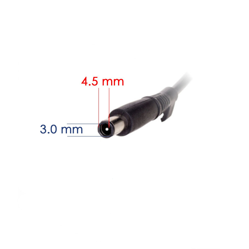 Akyga AK-ND-75 fonte de alimentação para portátil de automóvel 19,5 V / 2,31 A, 45 W, 4,5 x 3,0 mm + pino, para Dell