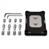 Thermal Grizzly Mycro Pro Stainless Steel cooler de CPU, AMD AM4/AM5, preto/prateado