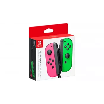 Nintendo Joy-Con conjunto de 2 comandos para Switch, verde néon/rosa néon